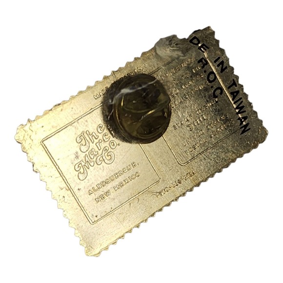 South Dakota 1889-1989 Bell & Centennial Lapel Pin 25 Cent Stamp Vtg Collectible - Picture 10 of 11